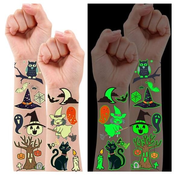 250 Styles Glow Halloween Party Supplies, Luminous Halloween - Picture 1 of 7